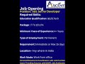Job Opening | SQL | Server Developer
