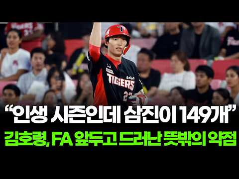"Career year but 149 strikeouts"... Kim Ho-ryeong, an unexpected weakness revealed ahead of free ...