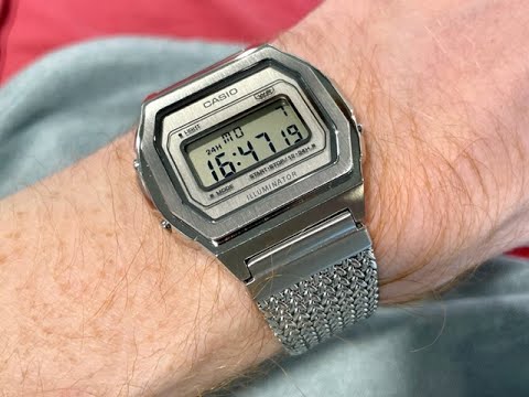 A1000MA-7VT, Vintage Silver Metal Watch