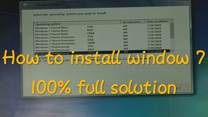 "How to install window 7", on intel motherboard, core 2 duo "Laptop solution"