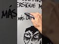 Un Hombre No Persigue Mujeres, Persigue Metas – graffiti video, urban art clip, Francisco de Pájaro
