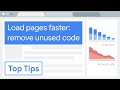 Load your page faster: remove unused code