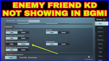Enemy KD Not Showing In Bgmi | Friend KD Not Showing In Bgmi | Battlegrounds Mobile India KD Issue