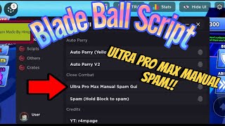 Blade Ball script BEST AUTOPARRY anti-cheat | Best Blade Ball Script | Roblox Executor Mobile and Pc