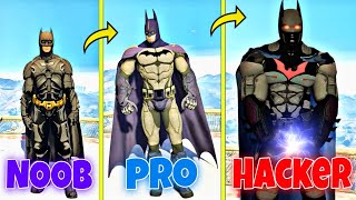 Upgrading NOOB BATMAN Into THE HACKER BATMAN in GTA 5 (GTA 5 MODS)