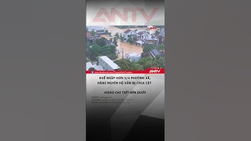 Mưa lũ dồn dập, hơn 3/4 phường xã tại Huế "chìm" trong biển nước #antv #shorts #ngaplut