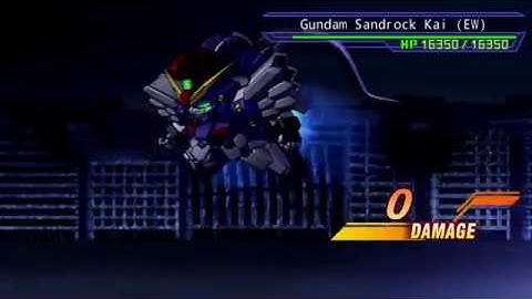 SD Gundam G-Generation Overworld - Gundam Sandrock Kai (EW) All Animations HQ Texture Pack
