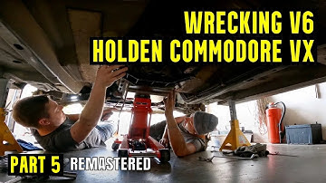 Removing Transmission - Wrecking VX Commodore - Part 5 | REMASTERED