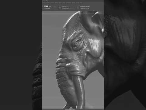 Mammoth sculpting #zbrush