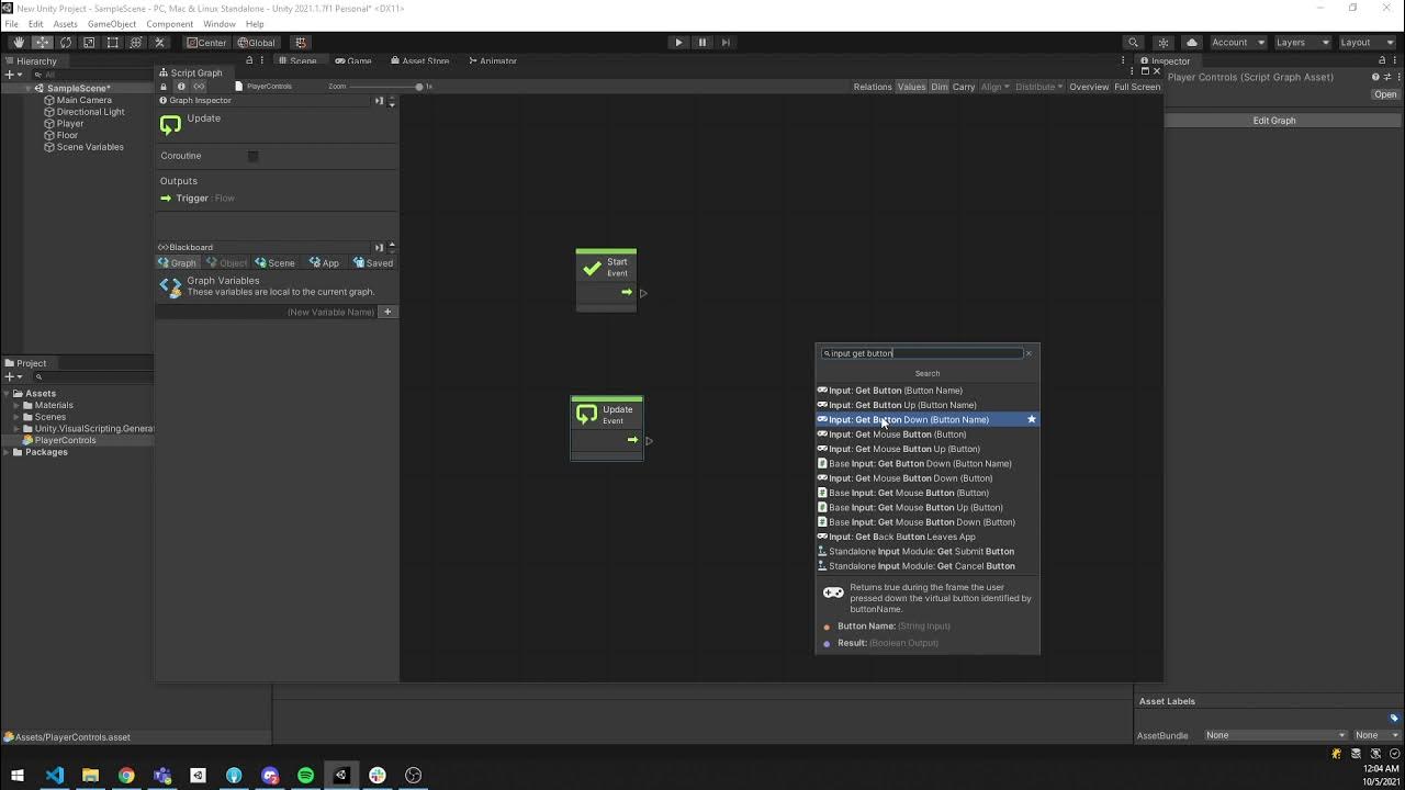 Unity Visual Scripting Getting Started - YouTube