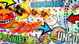 FUNNIEST UN-UNCUT MOMENTS IN AGARIO! // Agar.io Funniest Complimation // #LOL