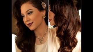 1940's Inspired Hair Tutorial - Old Hollywood Glamour - Vegas_nay