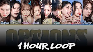 [1 HOUR] TWICE OPTIONS Lyrics (Color Coded Lyrics)