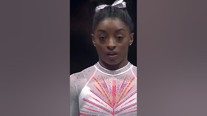 Simone Biles: First Woman to do Yurchenko Double Pike on Vault in Competition #ATHREAT