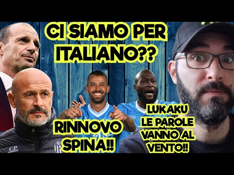 Video ITALIANO AL NAPOLI?CI SIAMO?MA ALLEGRI?RINNOVO SPINAZZOLA E LUKAKU CHE PARLA DAL BELGIO?
