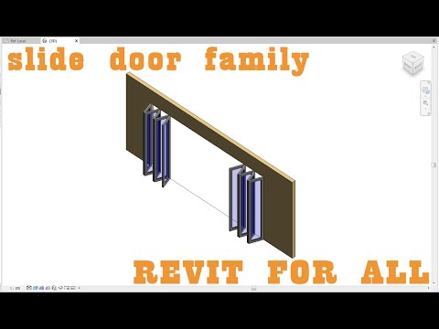 REVIT TUTORIAL - SLIDE DOOR MULTI PANEL IN REVIT