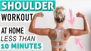 AT HOME SHOULDER WORKOUT | Best shoulder exercises