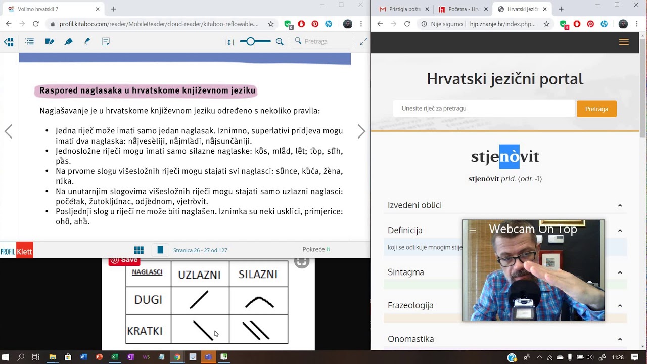 7. razred - Naglasci u praksi - korištenje HJP