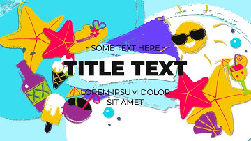 6 Funny Summer Titles | Motion Graphics Templates - Motion Array