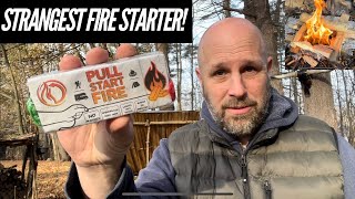 Weirdest Fire Starter Ive Used Pull-To-Start Fire For Emegency, Survival, Bug Out Bags, And More