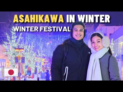 ASAHIKAWA Winter Festival | Hokkaido Snow & Ice Sculptures, Food Stall Village | JAPAN DAY 5 [2/2]