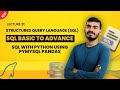 31.SQL With Python using Pandas Pymysql | SQL | Basic to Advance | Hindi
