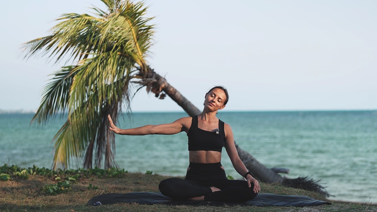 БЕРЕЖНАЯ ЙОГА РАСТЯЖКА. 23 минуты