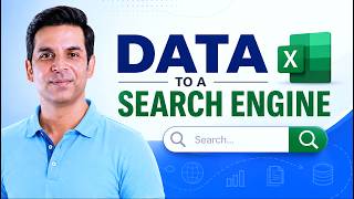 Turn Any Data to a Search Engine in Excel