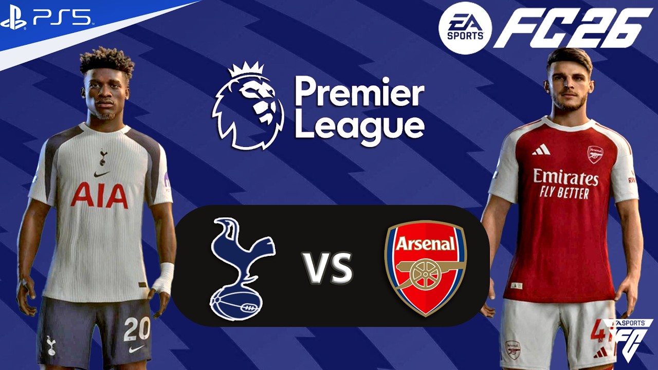 FC 26 - Tottenham Hotspur vs Arsenal - Premier League Match - Authentic Gameplay | PS5™ 4K