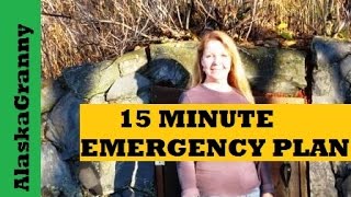 Start Prepping 15 Minute Emergency Plan Basic Emergency Supply Kit