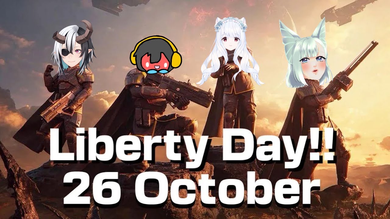 HAPPY LIBERTY DAY EVERYONE!!! (Helldivers 2 w/Ena, Himeko, & Indumati) 