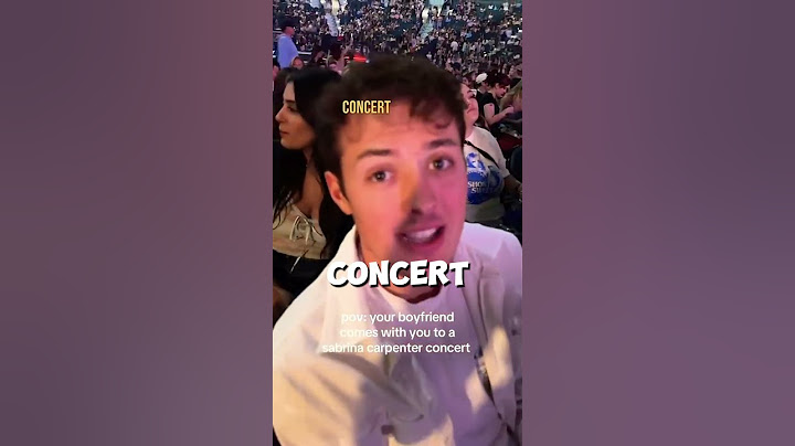 Boyfriend Wasn’t Having Fun at Sabrina Carpenter Concert Until...😂 #shorts