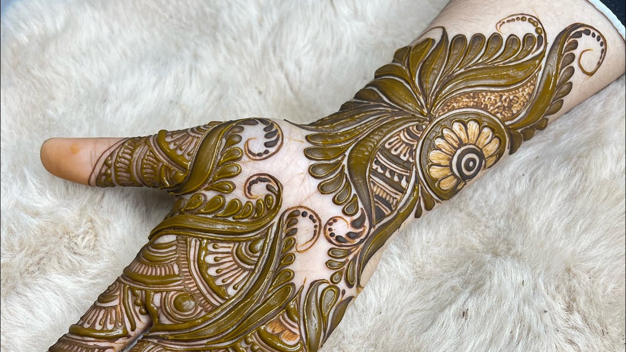 Doha mehendi designs tutorial step-by-step #mehendiclasses 