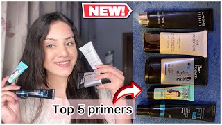 Top 5 best affordable primers in India/ Beginner's friendly/ kp styles #pankhuri