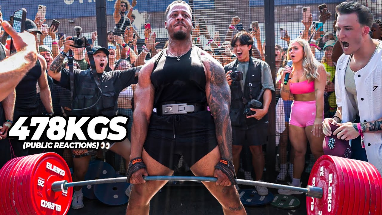 Entire Fitness Event Watches 1,053lb Deadlift! (INSANE Reactions)