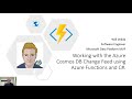 Working with the Azure Cosmos DB Change Feed using Azure Functions and C#