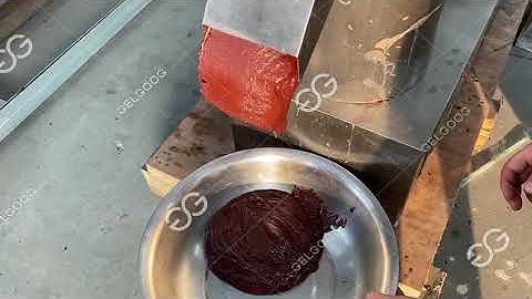 Cocoa Grinder Machine, Grinding Video of Cocoa Mass