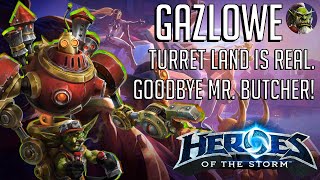 Gazlowe Robo Goblin - Turret Land is real. Goodbye Mr. Butcher! HoTS Heroes of the Storm