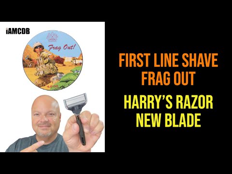 First Line Shave Frag Out | Harry's - New Blades | FLS Blue | WCS Synth