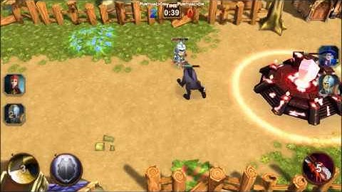 Dungeon and League android game first look gameplay español