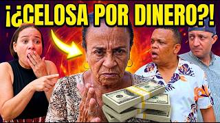 Una mujer C3L0SA del dinero ajeno, como si no tuviera qué comer