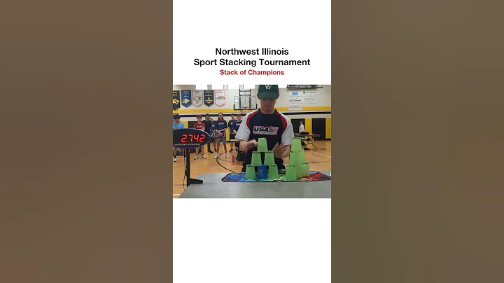 Will Allen went crazy here 😅 #sportstacking #speedstacking #cupstacking #speedstacks #fast