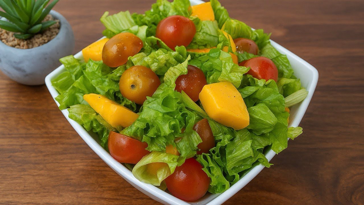 🥭🍅🥗 Ensalada fresca de Mango con Tomates Cherry 🌞🌿