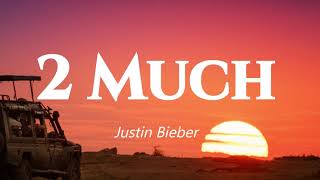 Justin Bieber - 2 Much Lyrics (Lyric Video)