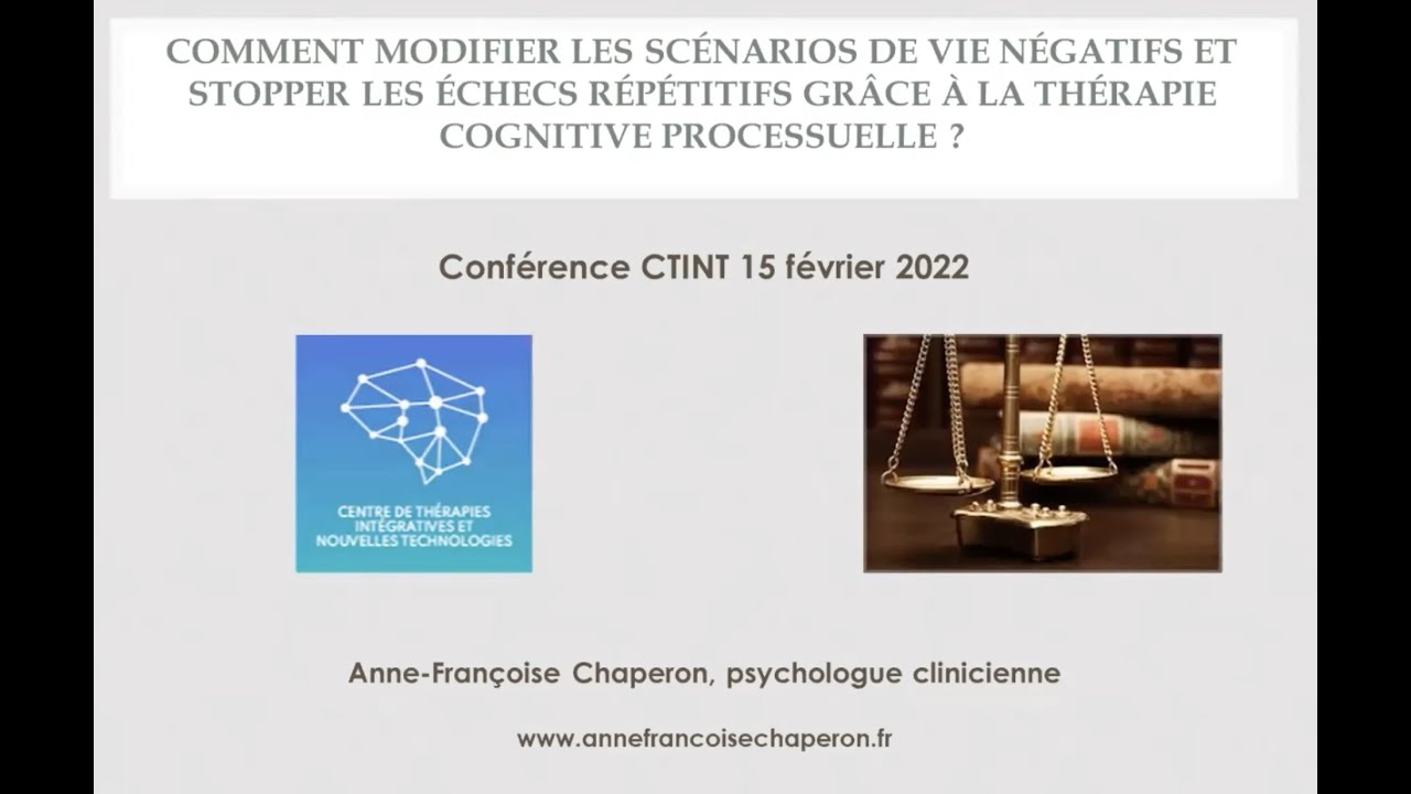 Comment modifier les scénarios de vie négatifs grâce à la thérapie cognitive processuelle ?