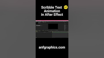 Scribble Text Animation in After Effects | Tutorial #aftereffect #motiongraphicsdesigner #tutorial