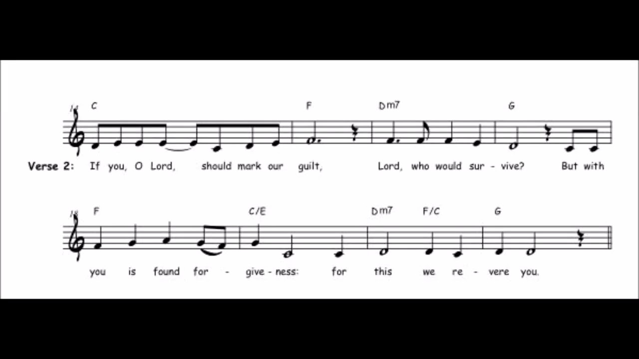 Psalm 130 - 5th Sunday of Lent (Year A)