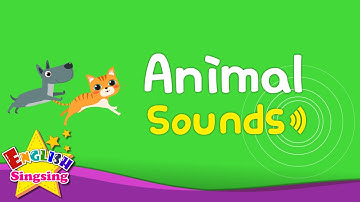 Animal Sounds - Kids Vocabulary - Various Animal Sounds- Learn English for kids -