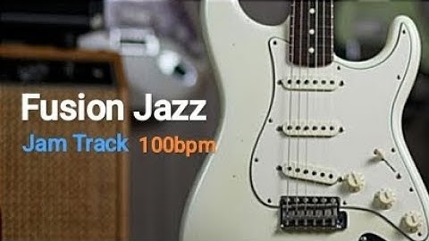 Easy Fusion Backing Track 100 bpm Am