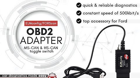 Best OBD2 scan tool for Ford Forscan ELM327